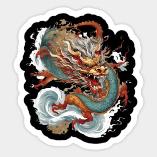 Chinese Dragon Art Sticker